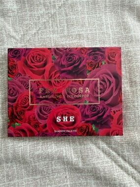 ColourPop Fem Rosa SHE Shadow Palette - Red & Purple Rose Print